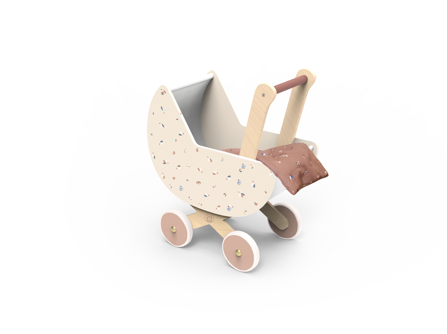 Doll Pram (Wooden Toys)