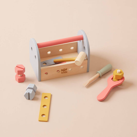 Just Bee Kids Wooden Tool Box