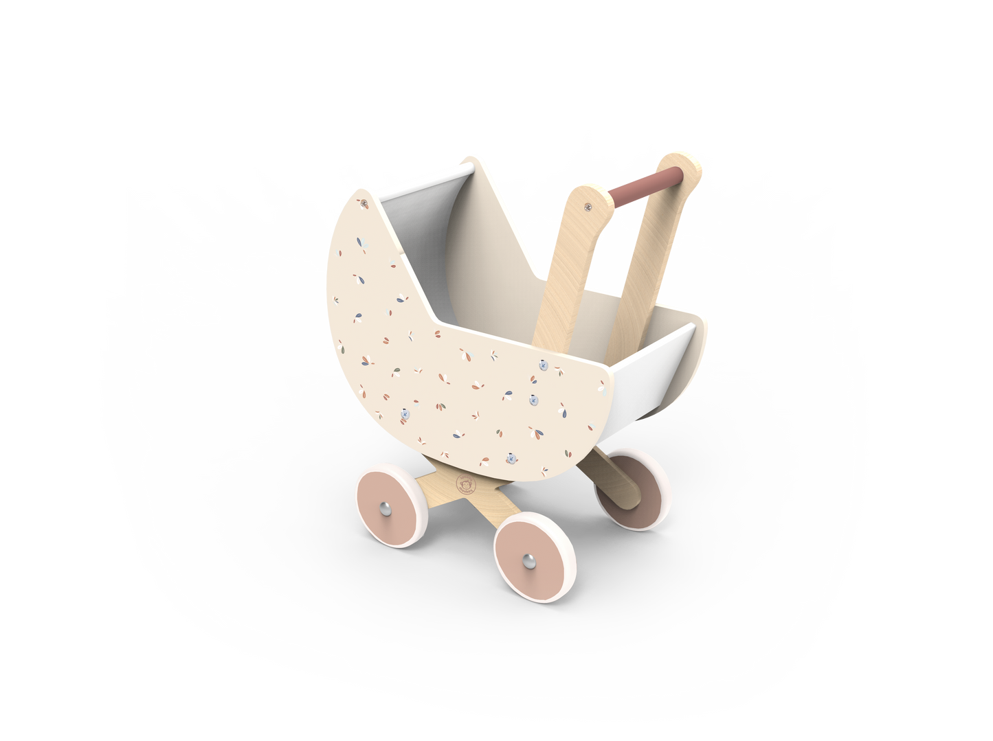 Doll Pram (Wooden Toys)